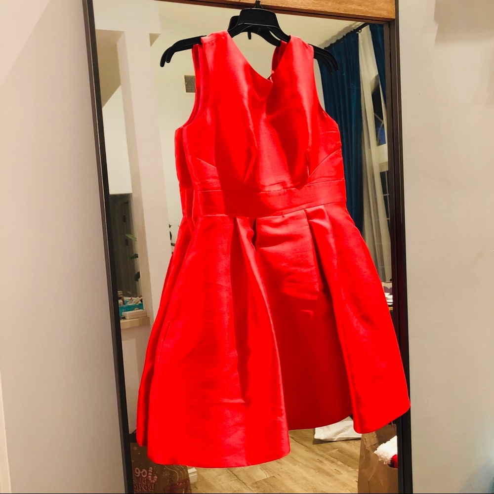 Kate spade pink bow open back dress